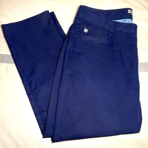 Designer Peter Millar 38” x 30” blue pants